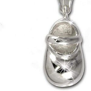 SilberDream Charm Jewelry 925 Genuine Silver Bracelet Pendant Baby Shoe